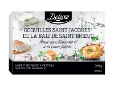 2 coquilles Saint-Jacques de la Baie de Saint-Brieuc 5.99 €