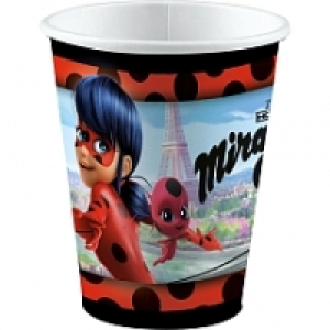 Lot de 8 gobelets 250 ml - Miraculous