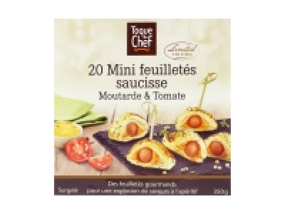 20 mini-feuilletés saucisse 3.59 €