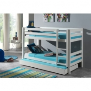 Lit superposé en pin massif + tiroir lit WOODY 479.00 €