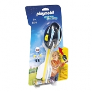 Playmobil - Nouveauté 2019 - Pilote et fusée des airs - 9374