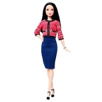 Toysrus  Poupée Barbie - Présidente Grande aux Cheveux Noirs - GFX28