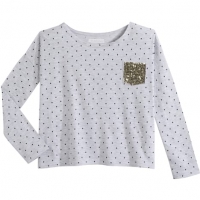 Auchan In Extenso IN EXTENSO Tee-shirt manches longues avec sequins fille