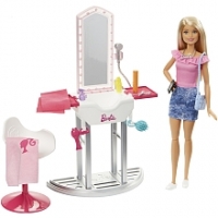 Toysrus  Poupée Barbie - Salon de coiffure