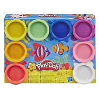 Toysrus  Play-Doh - Pack 8 Pots Arc-en-ciel