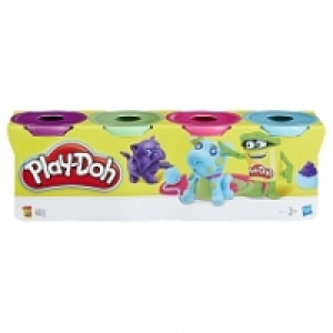 Play-Doh - 4 pots couleurs secondaires 448g - ref B6510