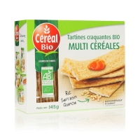 Spar Cereal Bio Tartines craquantes - Multi céréales - Biologique 145g