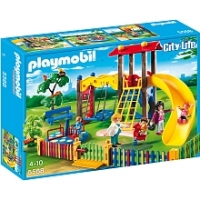Toysrus  Playmobil - Square pour enfants avec jeux - 5568