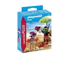 Toysrus  Playmobil - Enfants et châteaux de sable - 9085