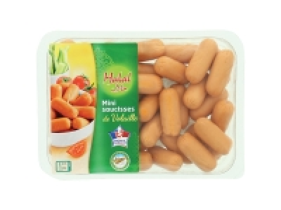Mini saucisses de volaille halal 1.49 €