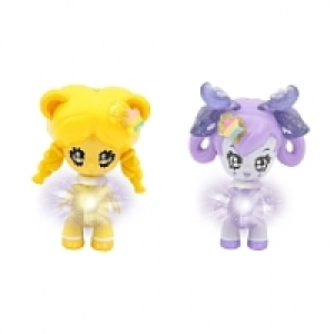 Toysrus  Glimmies - 2 figurines 6 cm - Honeymia + Renelka