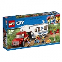 Toysrus  LEGO® City - Le pick-up et sa caravane - 60182