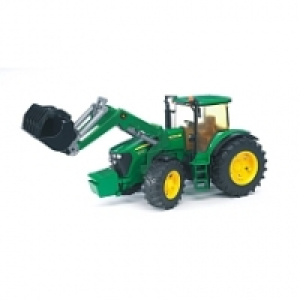 Bruder - Tracteur John Deere avec fourche