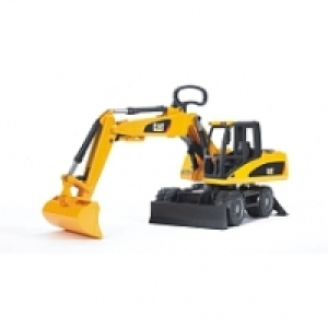 Bruder - Pelleteuse Caterpillar sur roues