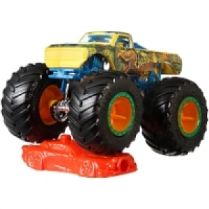 Hot Wheels - Véhicule Monster Truck 1:64 - Pickup Vert Chassis Snappe