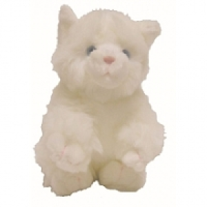 Toysrus  Toys R Us - Peluche Chat poil long blanc