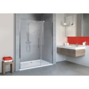 Castorama  Ensemble porte + paroi transparent 140 cm NewStyle