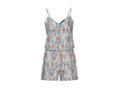 Combishort en lin et coton femme