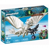 Toysrus  Playmobil Dragons - Furie éclair bébé dragon et enfants - 70038