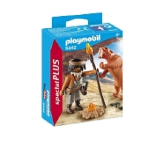 Toysrus  Playmobil - Nouveauté 2019 - Homme des cavernes avec tigre à dents de 