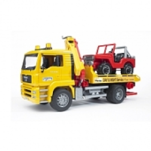 Toysrus  Bruder - Camion de dépannage avec Jeep MAN TGA