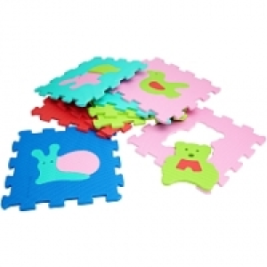 Tapis mousse puzzle animaux - 9 pièces