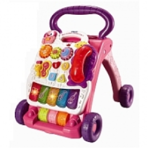 Toysrus  VTech Baby - Mon Trotteur Parlant 2-en-1 - Rose