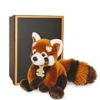 Toysrus  Peluche 20 cm - Histoire dours - Panda rouge