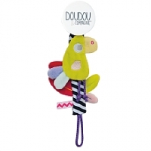 Doudou et Compagnie - Attache-Sucette - Perroquet
