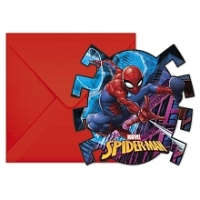 Toysrus  6 Invitations < Enveloppes - Spider-Man