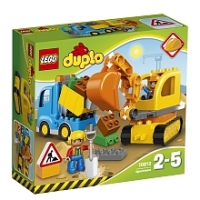 Toysrus  LEGO® Duplo® Ma Ville - Le camion et la pelleteuse - 10812