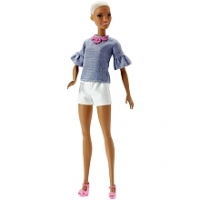 Toysrus  Poupée Barbie Fashionistas n°82 - Top en chambray FNJ40