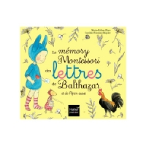 Oxybul  Mémory Montessori des lettres de Balthazar et de Pépin aussi