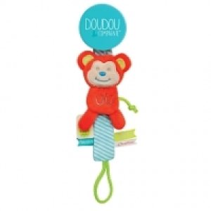 Doudou et Compagnie - Attache-Sucette - Singe