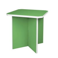 Oxybul  Table carrée en carton vert