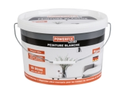 Lidl  Peinture blanche couvrante