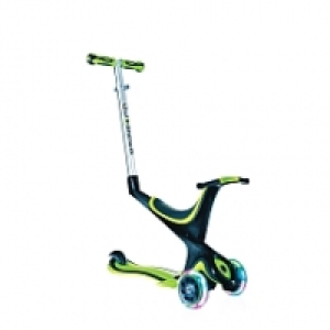 Globber - Trottinette 3 Roues EVO 5-en-1 Lights - Vert
