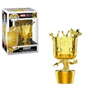 Figurine POP! #378 - Marvel - Groot Chrome
