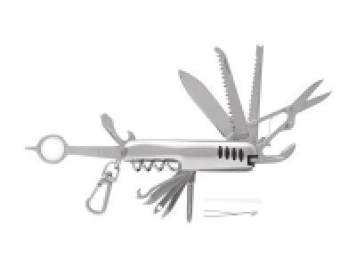 Couteau multifonction ou couverts de camping 3.99 €