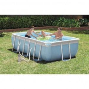 Auchan Intex INTEX Piscine tubulaire rectangulaire 3x1,75x0,80m PRISM