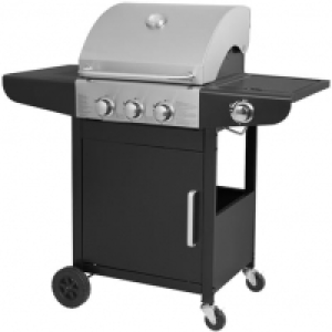 Auchan Gardenstar GARDENSTAR Barbecue gaz 3 brûleurs + 1 latéral SANTORINI