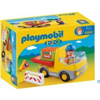 Auchan Playmobil PLAYMOBIL 6960 - 1.2.3 - Camion benne