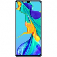 Auchan Huawei HUAWEI Smartphone - P30 - 128 Go - 6.1 pouces - Crystal - 4G - Double 