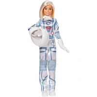Toysrus  Poupée Barbie - Astronaute Blonde en Combinaison Spatiale avec Casque 