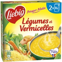 Spar Liebig Légumes et vermicelles - Brique 2x30cl