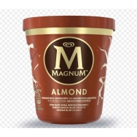 Spar Magnum Almond - Pot de crème glacée - Vanille, morceaux damandes et éclats d