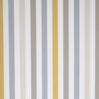 Castorama  Papier peint vinyle sur papier Rayure jaune/gris beige mat