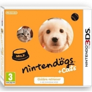 Jeu Nintendo 3DS - Nintendogs + cats golden retriever < ses nouveau