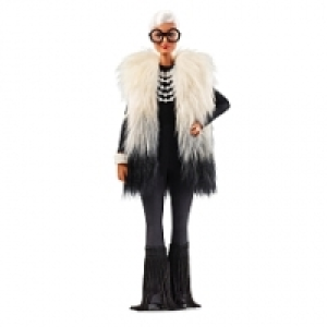 Toysrus  Poupée Barbie - Iris Apfel - Veste Multicolore, Pantalon Pattes dÉléph