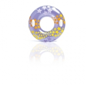 Intex - Bouée Gonflable 91 cm - Tube Étoiles - Violet